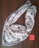 مینی اسکارف نخی تابستانی قواره 75 طرحدار