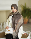 روسری وارداتی ابریشم توییل باکیفیت قواره 140