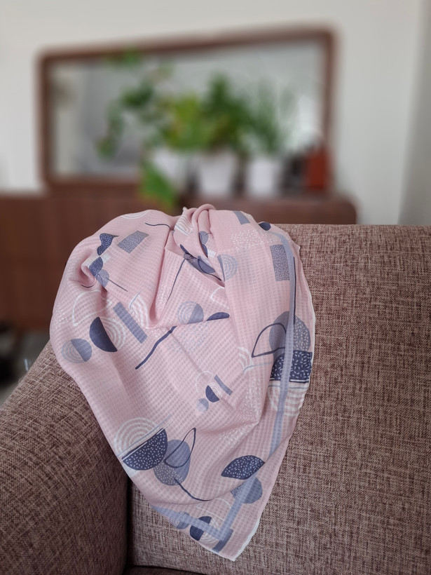 روسری بچگانه ،نخی ،بسیار نرموبدون حساسیت،قواره ۹۰