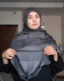 روسری ژاکارد ابریشم با کیفیت بالا قواره ۱۴۰