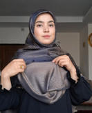 روسری ژاکارد ابریشم با کیفیت بالا قواره ۱۴۰