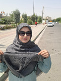 روسری ژاکارد ابریشم پلنگی با کیفیت بالا قواره ۱۴۰