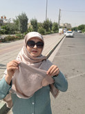 روسری ژاکارد ابریشم پلنگی با کیفیت بالا قواره ۱۴۰